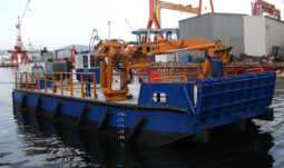 15M TWIN CRANE MOTOR BARGE