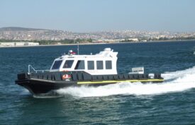 12M HDPE POLICE BOAT